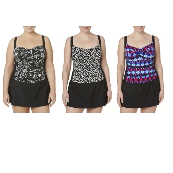 tropical escape swim dress